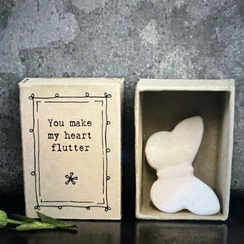 You make my heart flutter - love token