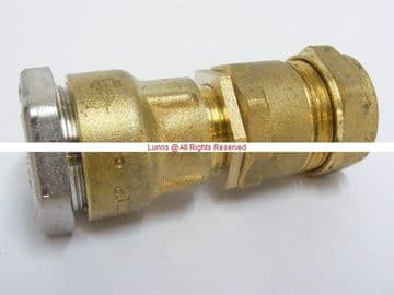 1/2in Durapipe Polyorc (21mm OD) x 22mm Copper (Compression) Transition Adaptor - Bespoke Part