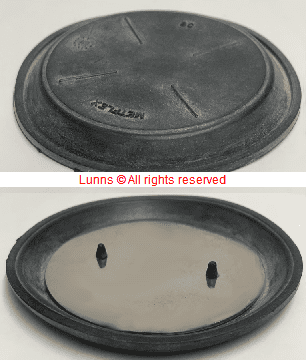 10/12460 Mains Diaphragm 85mm dia cw Plate - Bespoke Part