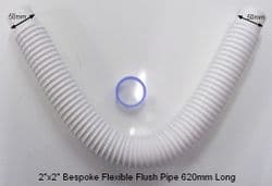 2inx2in LL Flush Pipe Flexible