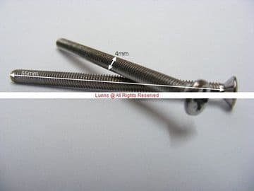 55x4 Shower Plate Fixing Screws Pair SC51