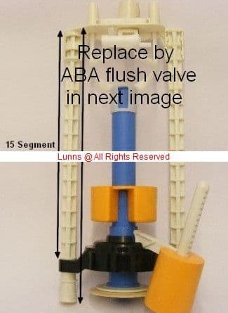 AMC Flush Valve & Cradle & 48mm Ø Button (Impulse Mk2R Replacement) FVX17 Bespoke Part