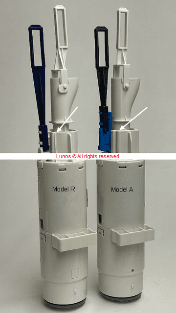ABA Razor Watermark/WDI 60Ø FlushValve ATS.5200. 017 WMKA00627 MRXFVX1 - Bespoke Part