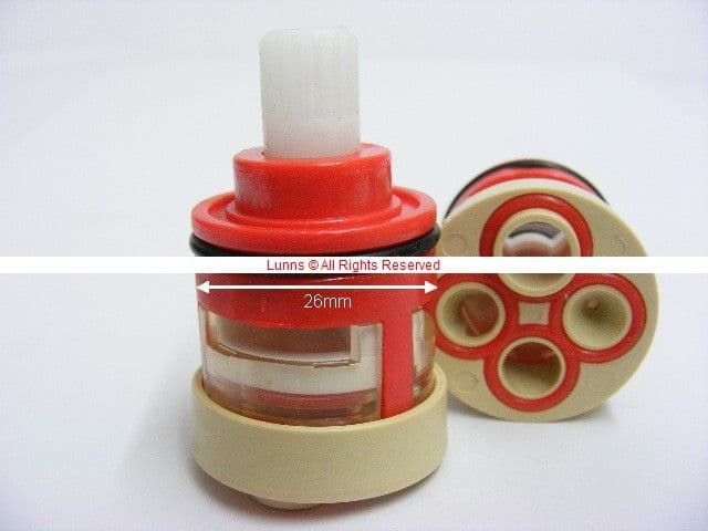 ABI Red Base 4H Plastic Cassette with Beige Base ABI54K405000 TM1 - Bespoke Part