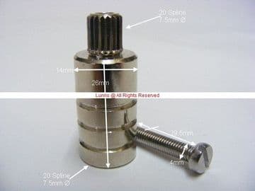 Abiante 26mm 20 Spline Extension A5447 AL16 - Bespoke Part