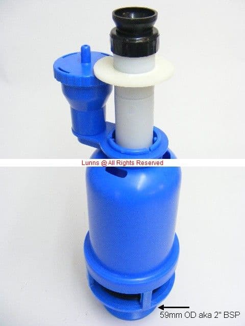 Abiante Blue Bell Flush Valve cw Base Bespoke Part