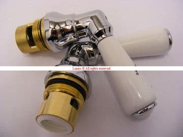 Adams 1922 B C Sanitan Lever Sink Tap Headwork Kit Pair - Bespoke Part