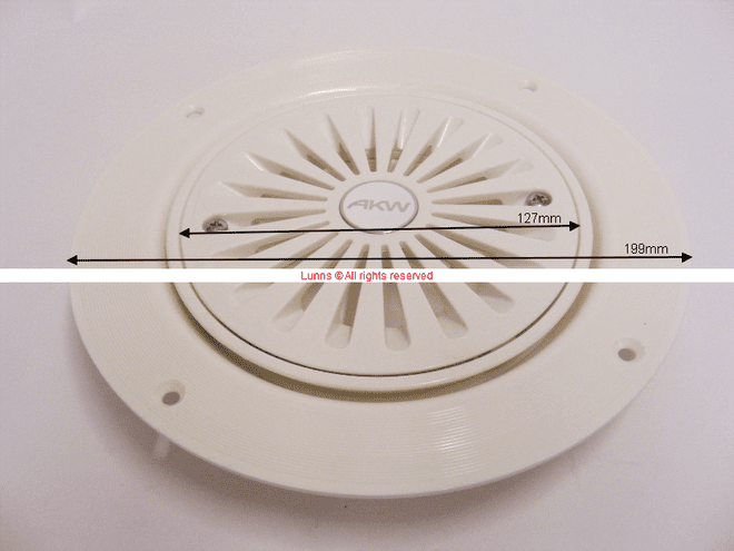 AKW Shower Waste Flange & SCREW Down Cover - Bespoke Part