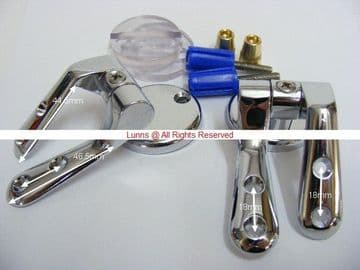 Albacore Chrome Blind Hole Seat Hinges For Wood Seats Top Fixing US4-13 - Bespoke Part