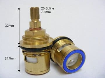 Albacore N6 3/4" 315 Bath Cartridges T20X64A Pair