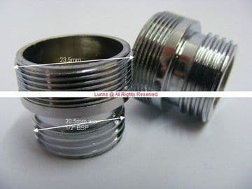 Albacore Sink Mixer Spout Adaptor Male M24x1/2" BSP Male (20.5mm) -Bespoke Part