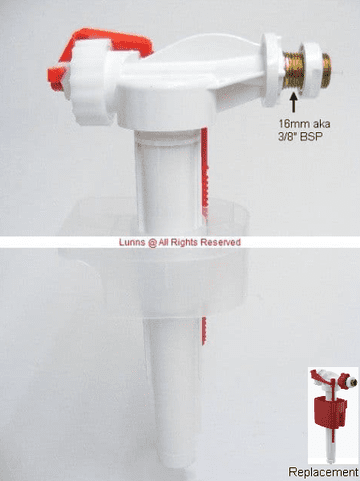 AlcaPlast Cistern Fill Valve A16P - Bespoke Part