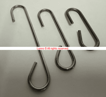 Almost Universal Metal Double Hook Connector Link Arm to Syphon Pack of 3