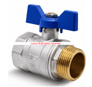 Ambon 1" BSP M&F UFH Underfloor Isolating Valve - Bespoke Part