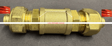 ANTLER Brass Compression  for REHAU 16mmx1.5m Underfloor Heating Pipe Rauthem - Bespoke Part