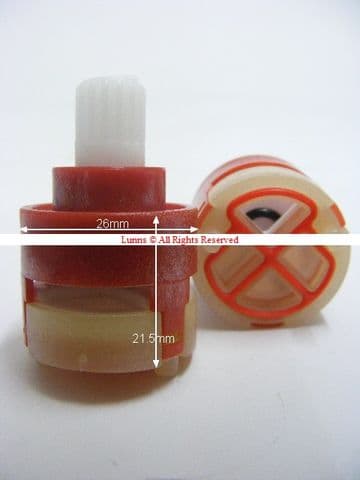 Aqafix Red Base Plastic Cassette Bare A54V54 TM1
