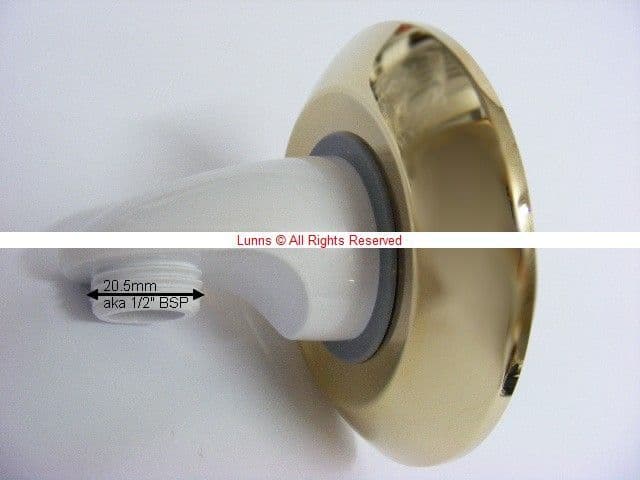 Aqualisa 15mm Wall Outlet - White Gold - 235018-WG PKIT992024 - Bespoke Part