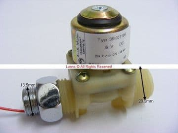 Aqualisa AUK Muller 6V Solenoid Typ 39.007.126 for Electronic Basin Mixer Battery Model EFM8010/EFT9010 - Bespoke Part
