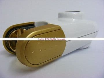 Aqualisa Handset Holder White/Gold Matt Effect 164524GE 164524GE - Bespoke Part