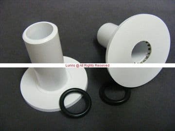 Aqualisa Top Hat Axis Shower Head Post cw Grip Ring