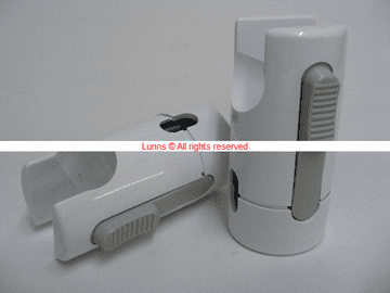 Aqualisa White Slider Handset Holder Elongated Oval Rail 067520 AQRMBTMCORN - Bespoke Part