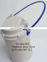 Arcadia Mk3 replace with Mk4 Flush Valve  & Button - Bespoke Part