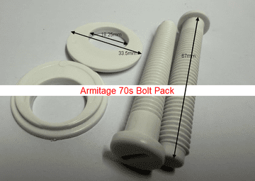 Armitage 70s Seat Offset Washer and Nylon Bolts - Bespoke Part