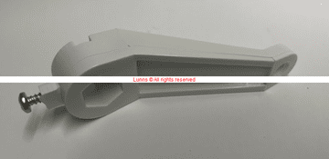 Armitage Blue Wave Cranked/Offset Hex Plastic Cistern Link - Bespoke Part