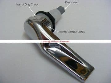 Armitage Blue Wave Hex Cistern Lever c/w Chocks EDM1++ I54S44908711W