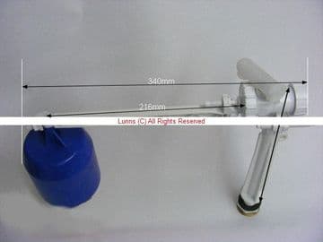 Armitage Carlton Bottom Entry Inlet Valve Ballvalve c/w Oblong Float AL-SP-REVCONN - Bespoke Part