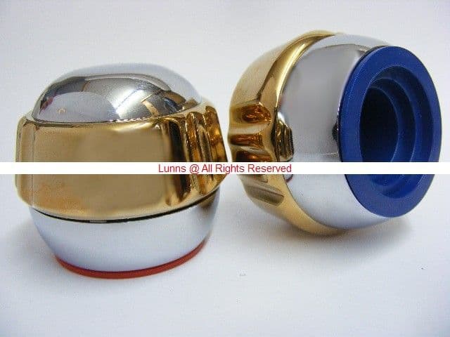 Armitage Millenia Handwheel Handles Mixage (Chrome/Gold) - Bespoke Part