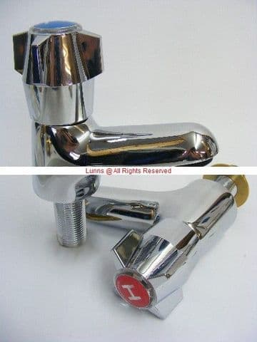 Armitage Nimbus Pillar Basin Taps S7195AA RIK2