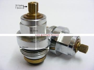 Armitage20 Starlite Mk1 Bath Washer Valve AL20 - Bespoke Part