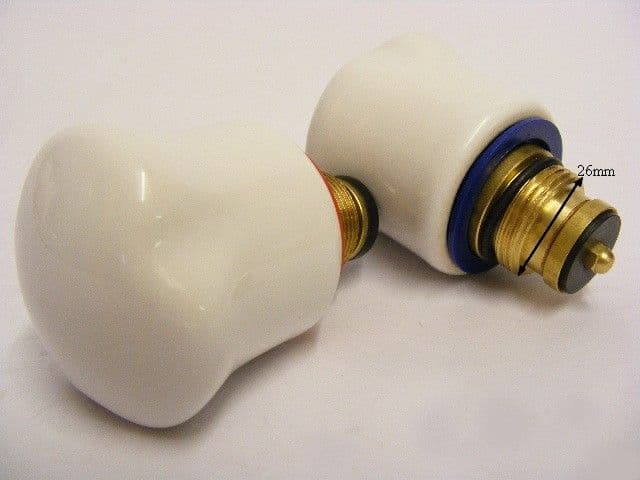 B C Sanitan Petite Mk2 Ceramic Tap Tops 26mm Bath Washer Valve Kit I54RICH UOL3-4 - Bespoke Part