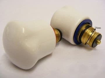 B C Sanitan Petite Mk2 Ceramic Tap Tops 26mm Bath Washer Valve Kit I54RICH UOL3-4 - Bespoke Part