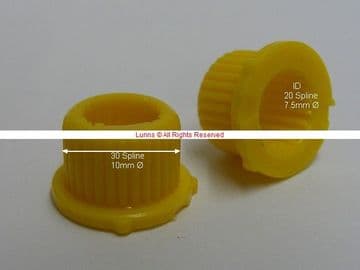 Bank 2032 Yellow Head Carrier B54895 PAIR- Bespoke Part