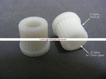 Bank 21/20 HC42 White Top Hat Head Carrier Pair - Bespoke Part