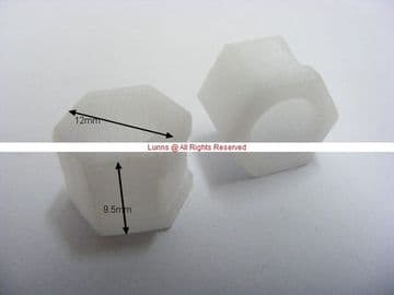 Bank 24/7.5mm Spline White Hex Head Carrier B5481P2028711 (Pair) HC9 - Bespoke Part