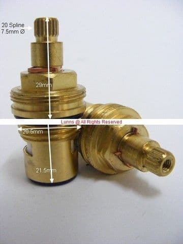 Bank 29 1/2" Ceramic Disc Cartridge B5455048711447 T20-36 - Pair