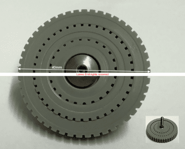 Bank 40MM 3 Ring Spray Plate UUL3-16 Bespoke
