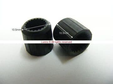 Bank Black Drop Head Carriers Pair - Bespoke Part