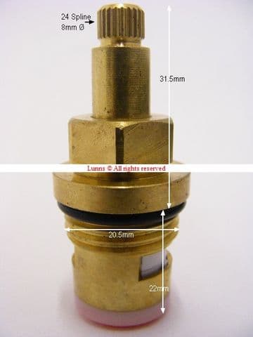 Bank Bridge 1/2in NST Ceramic Disc Cartridge BS5412 B54CDXLXBR T24-11