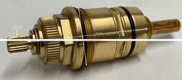 Bank Circa 2010 Brass Screw In Thermostatic Shower Cartridge X3 19012011 SC28 - Bespoke Part