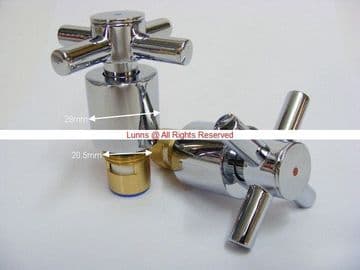 Bank Deca Replacement Basin Headwork Kit Pair UOL4-14 - Bespoke Part