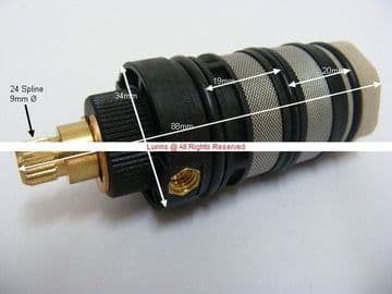 Bank IXIA 180 24-19 Black Nylon Thermostatic Shower Cartridge SC30