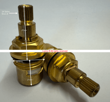 Bank JALO 2027 NST Ceramic Disc Cartridge - Pair T24-15C- Bespoke Part