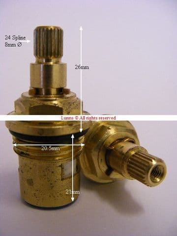 Bank K12 NST Ceramic Disc Cartridge T24-35A Pair - Bespoke Part
