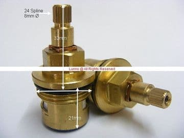 Bank K12B aka B12B 3/4in NST Bath Ceramic Disc Cartridge 1204 T24-10