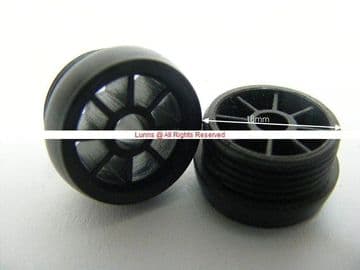 Bank M16 Black Plastic Anti Splash Pair ASC32 - Bespoke Part