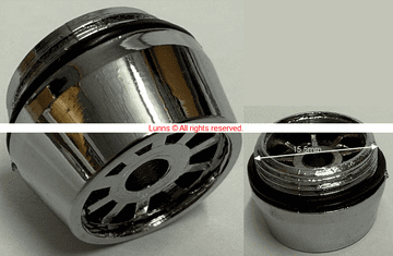 Bank M16 Plastic Chrome Anti Splash - Bespoke Part